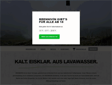 Tablet Screenshot of brennivin.de